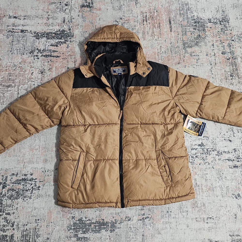 #5 Bass Creek Outfitters Mens Puffer Jacket LARGE